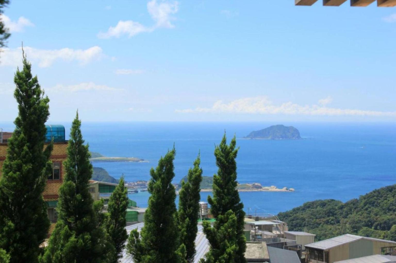 九份山海灣民宿 I 近老街 L 海景檜木房 Exterior foto